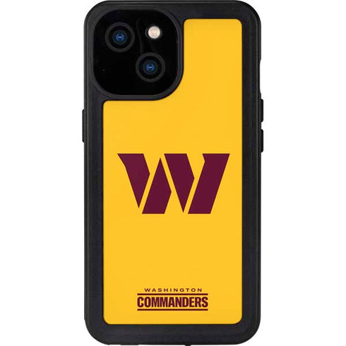 NFL Washington Commanders Logo iPhone 15 Waterproof Case